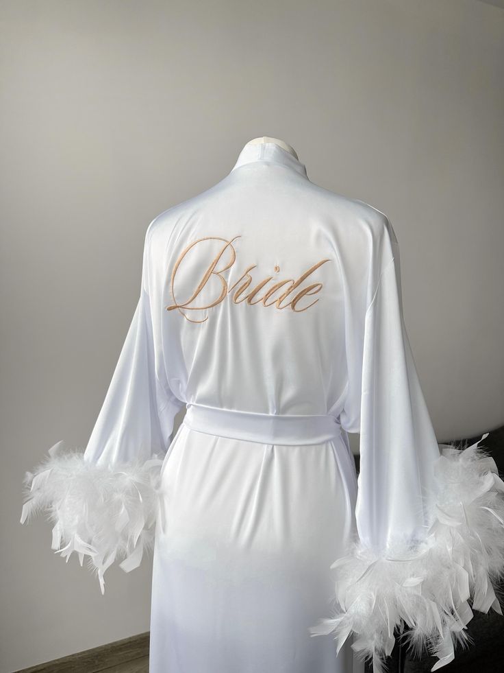 Custom Bridal Bath Robe