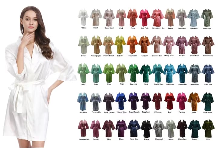 Custom Bridal Bath Robe - Image 4